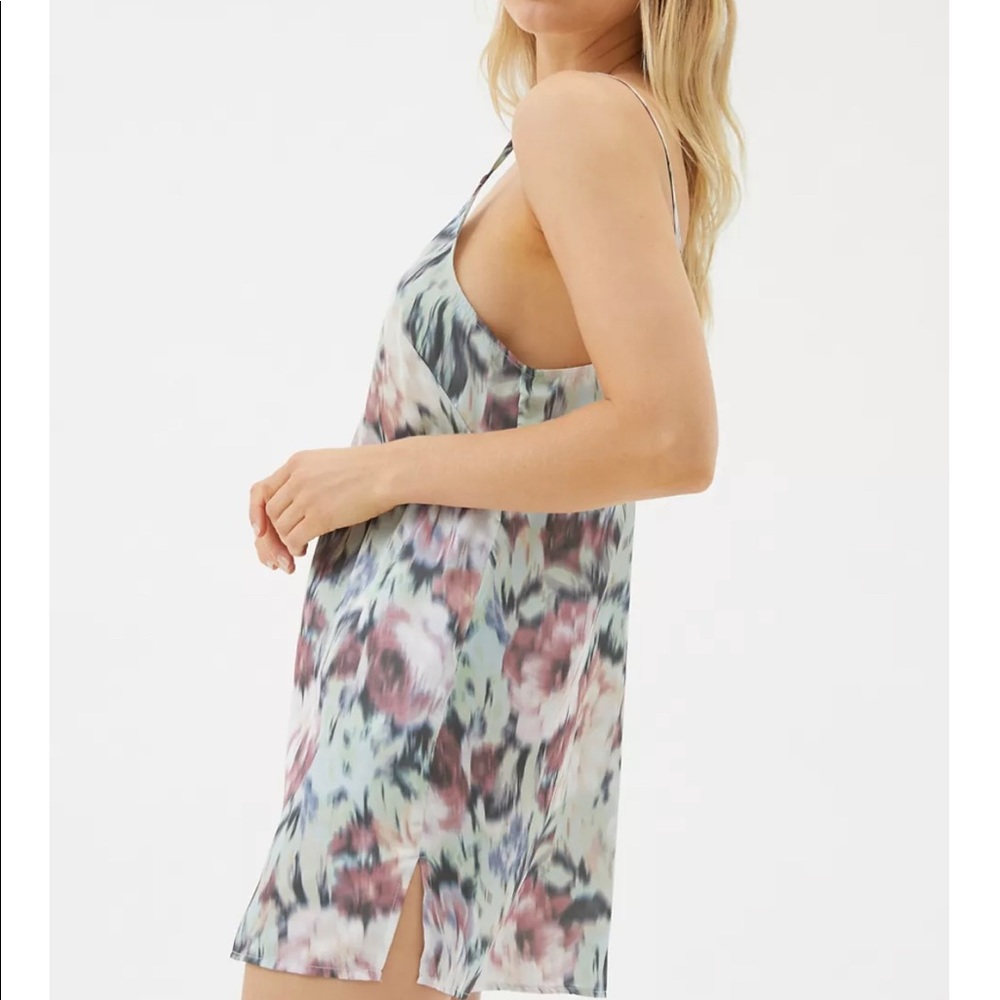 UO Out From Under Floral Slip Dress Size Medium - Picture 3 of 5